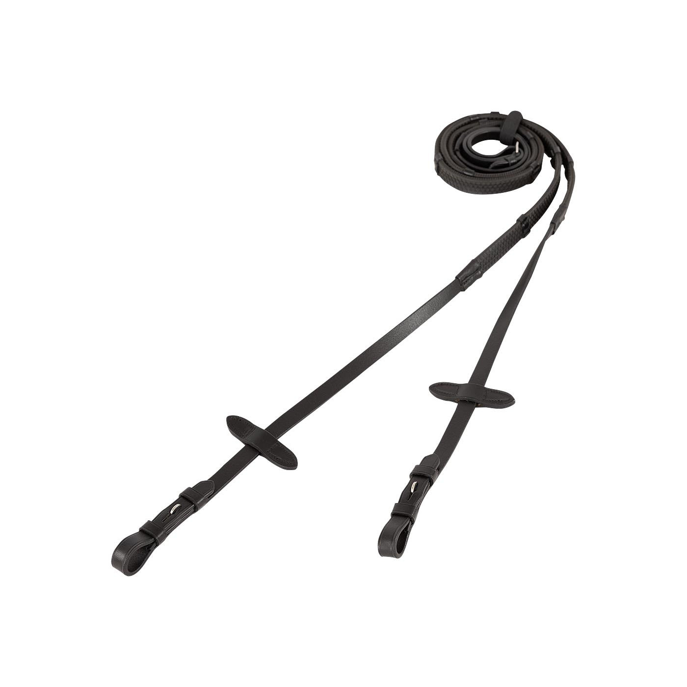 BR Rein Eventa Pro Grip 16mm 5 stoppers blanc round buckle