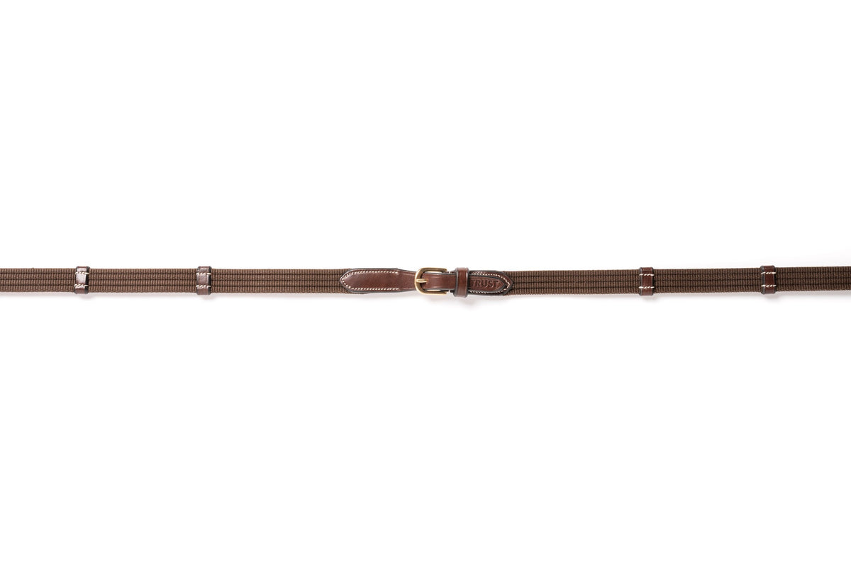 TRUST Deauville 5/8inch Web reins 9 stops