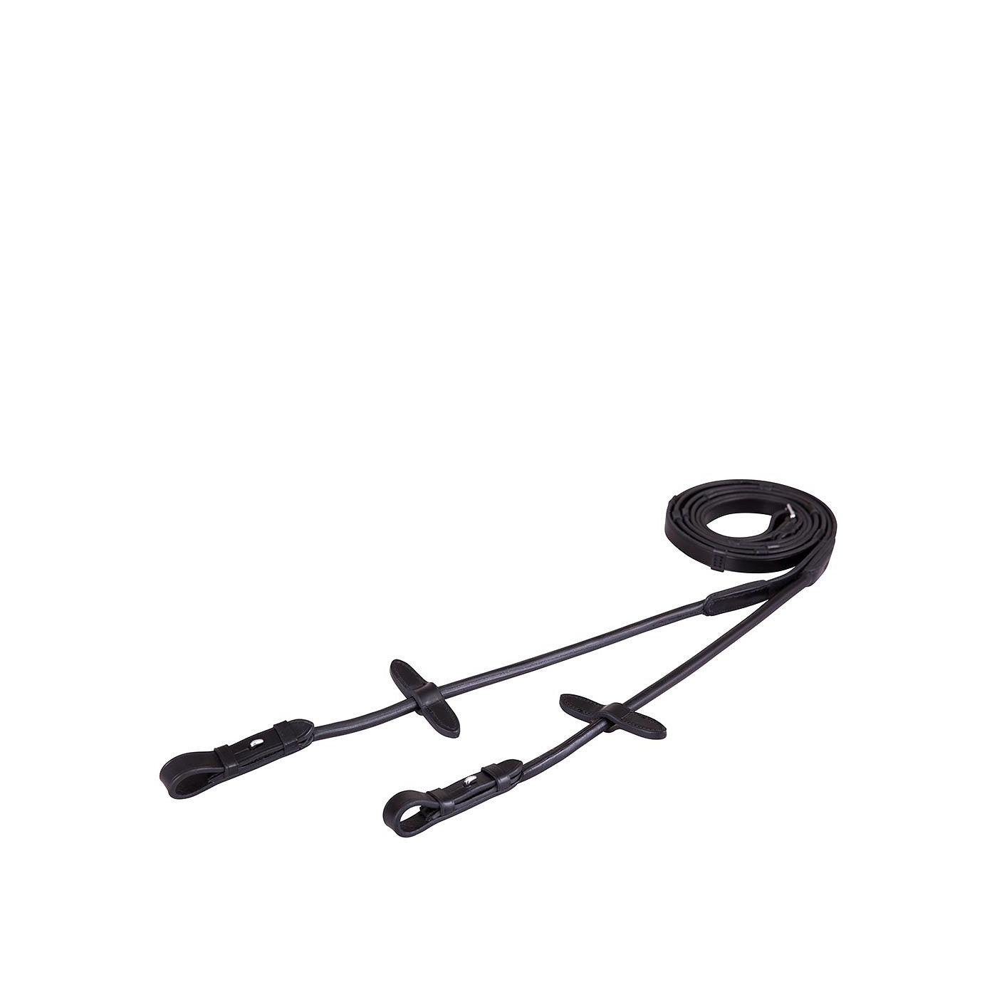 BR Rein Leather round cheeks 16mm+handstops round buckle