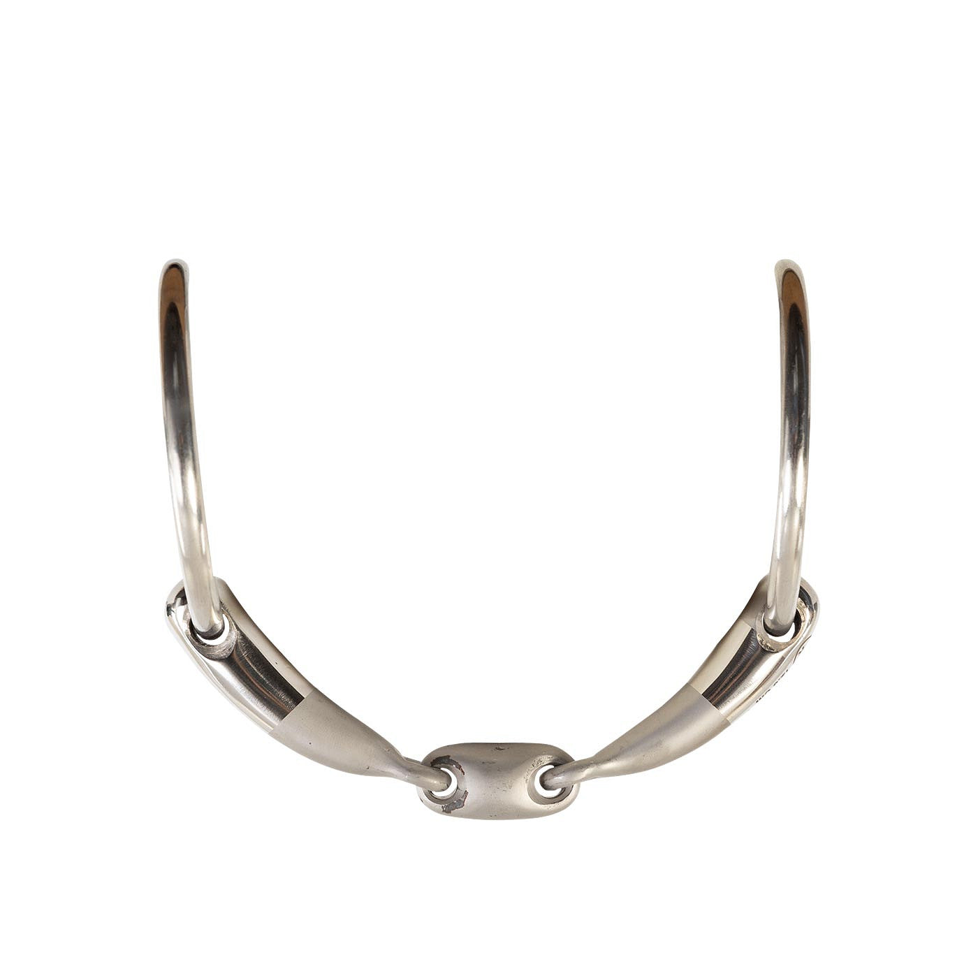BR Loose Ring Snaffle Satin Sense Double Jointed, 16mm