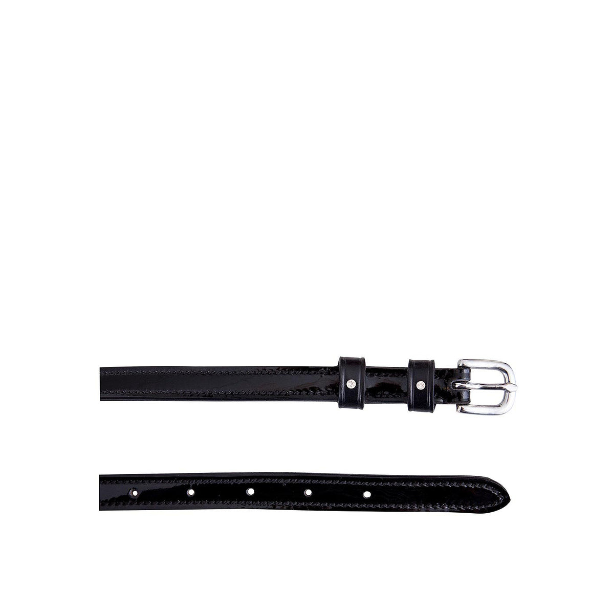 BR Patent Leather Spur Straps 12 mm