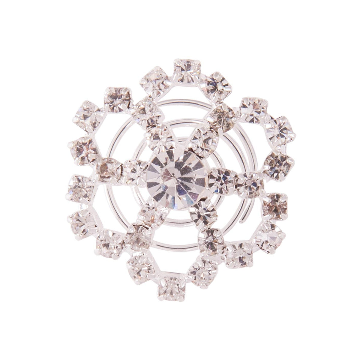 BR Spiral Bun Pins Jewel Horse