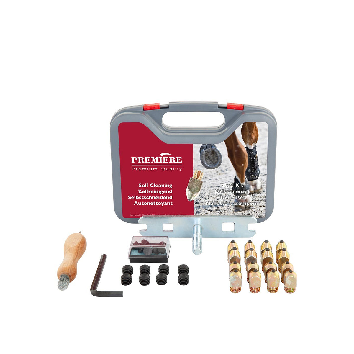Studs set Prem.selfclean M12 self-cleaning in case 2x8pcs