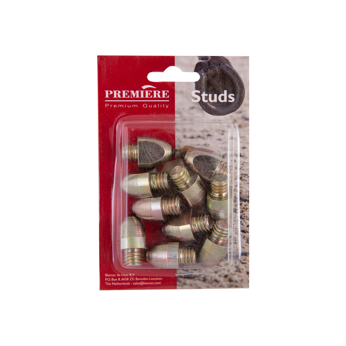 Studs Premiere steel W3/8 oval 12x16mm.set/10pcs