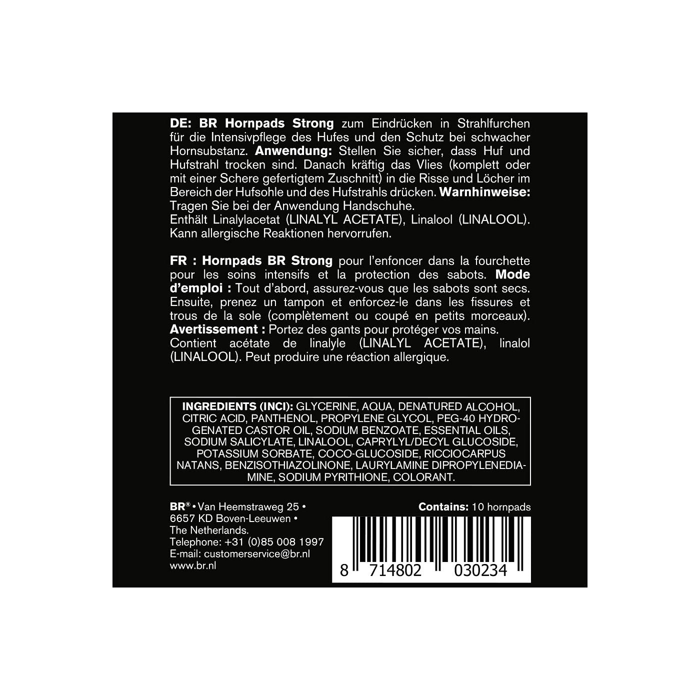 Hornpads BR Strong 10 pcs in box