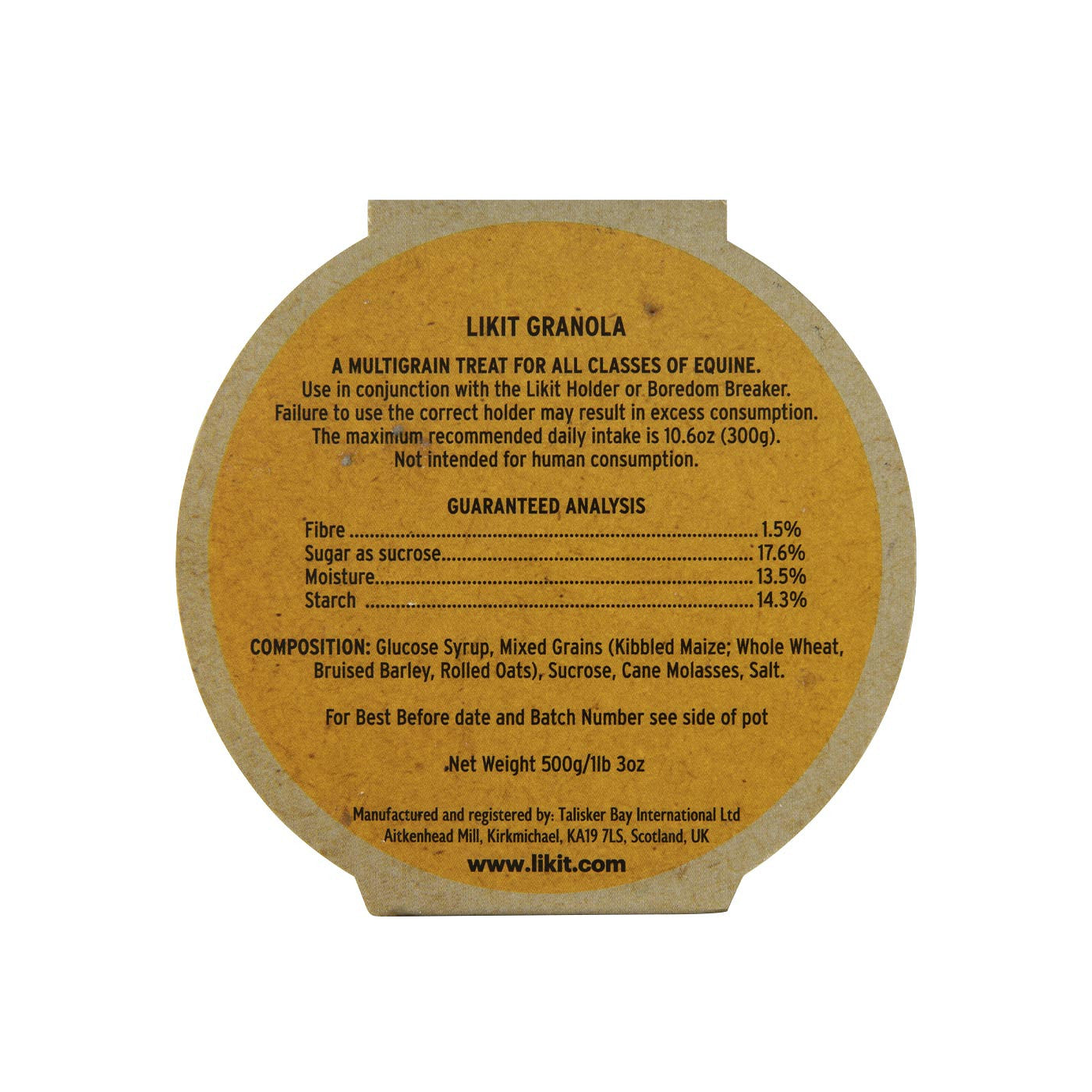 Likit Granola Multigrain 500g PU8 in counter display