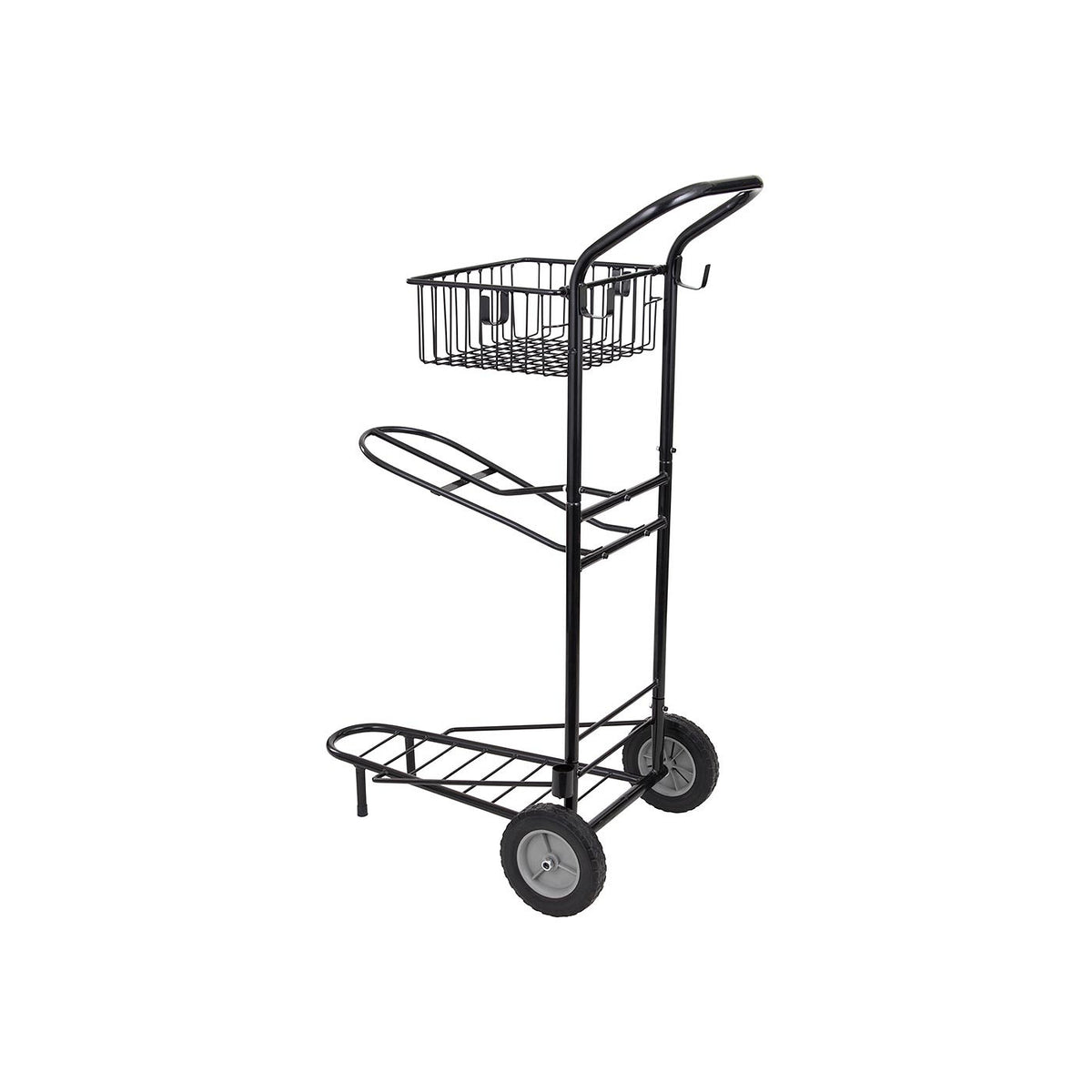 Tack trolley Premiere w/basket and 1 saddle rack