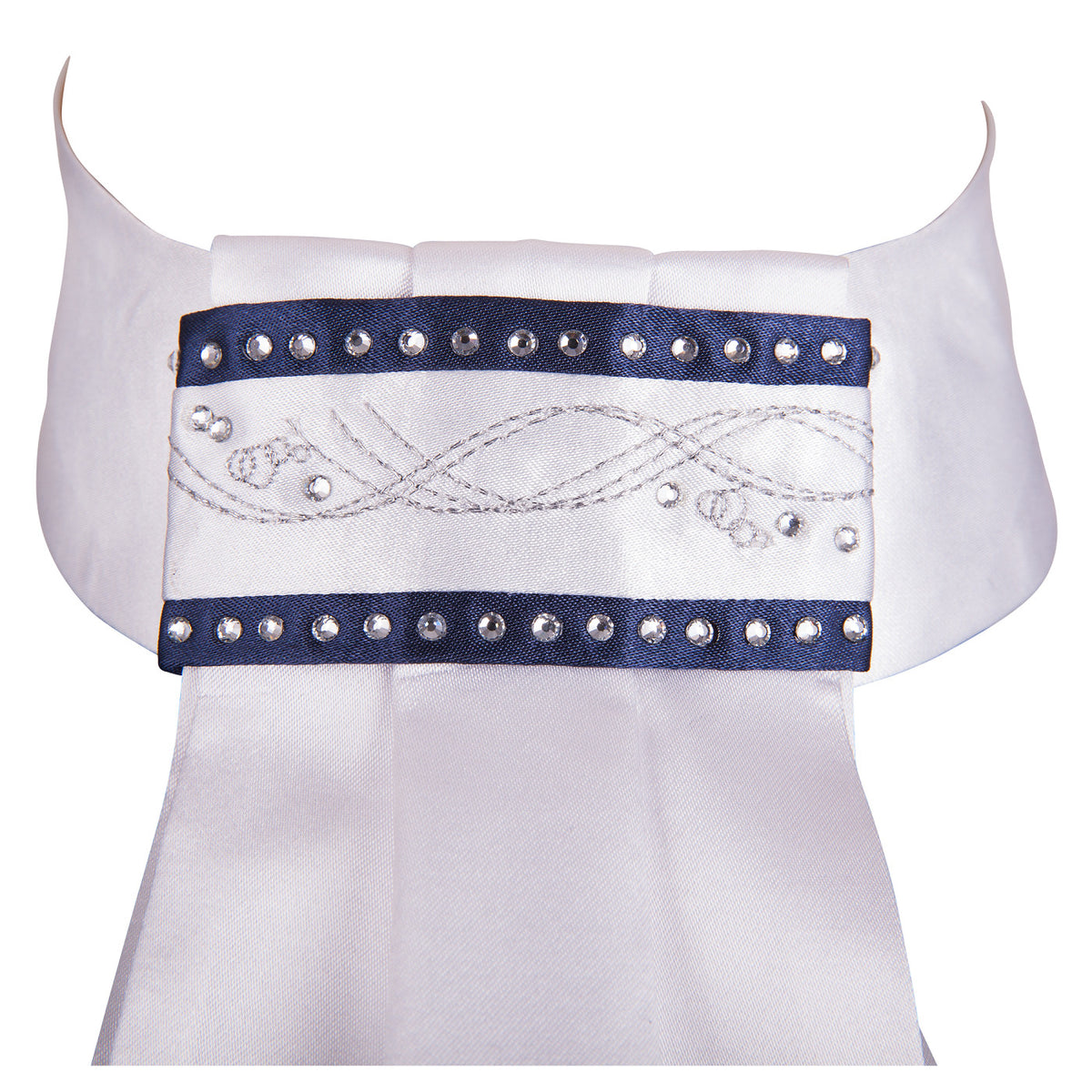The Fancy Stock Tie is matching with the Fancy S/S shirt for more impact. Your outfit will shine like with this silky, glittering stock tie! Comes with a laundry bag.