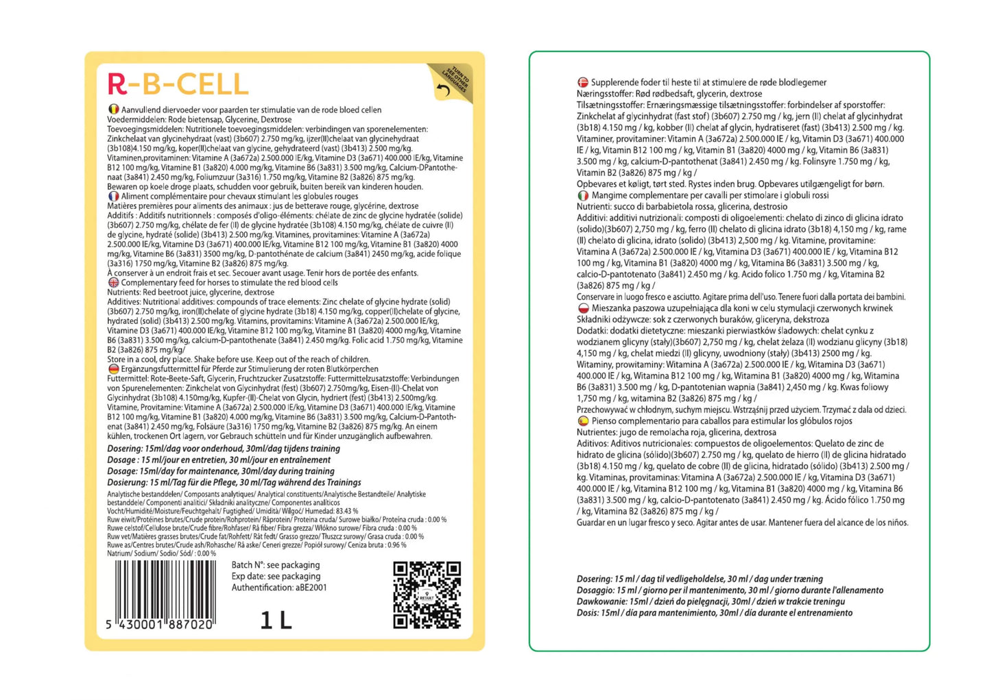 Result Equine - R - B Cell