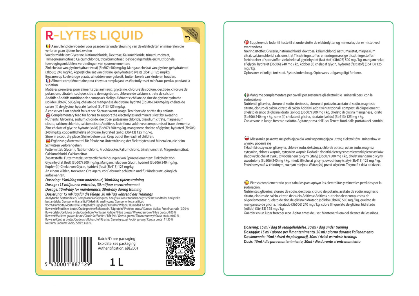Result Equine - R - Lytes Liquid