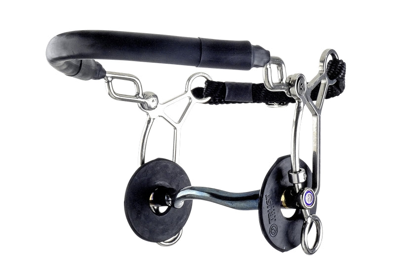 Trust Sweet Iron Hackamore combi short-medium port-16