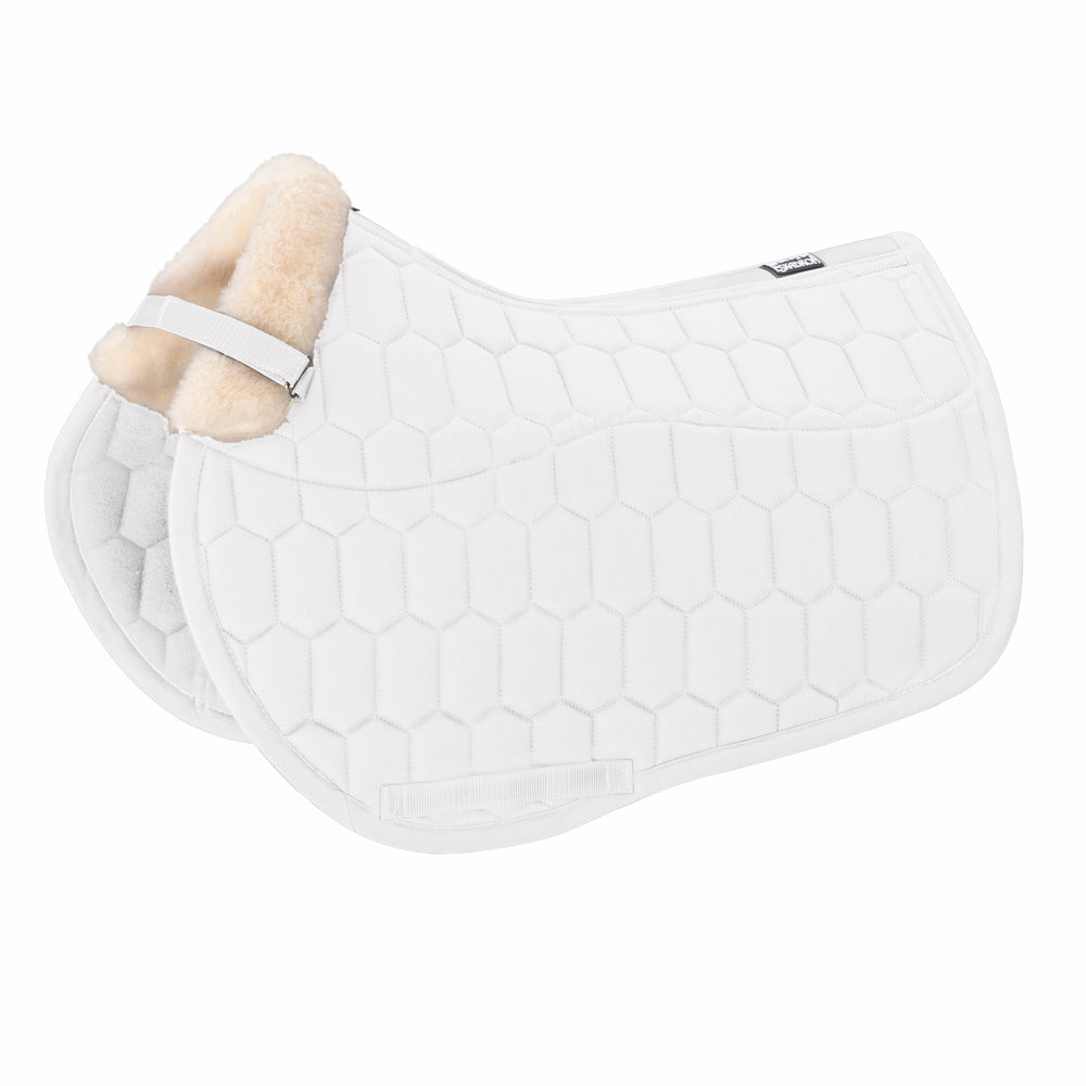 Eskadron Cotton Evo-Wool Zadeldek - white