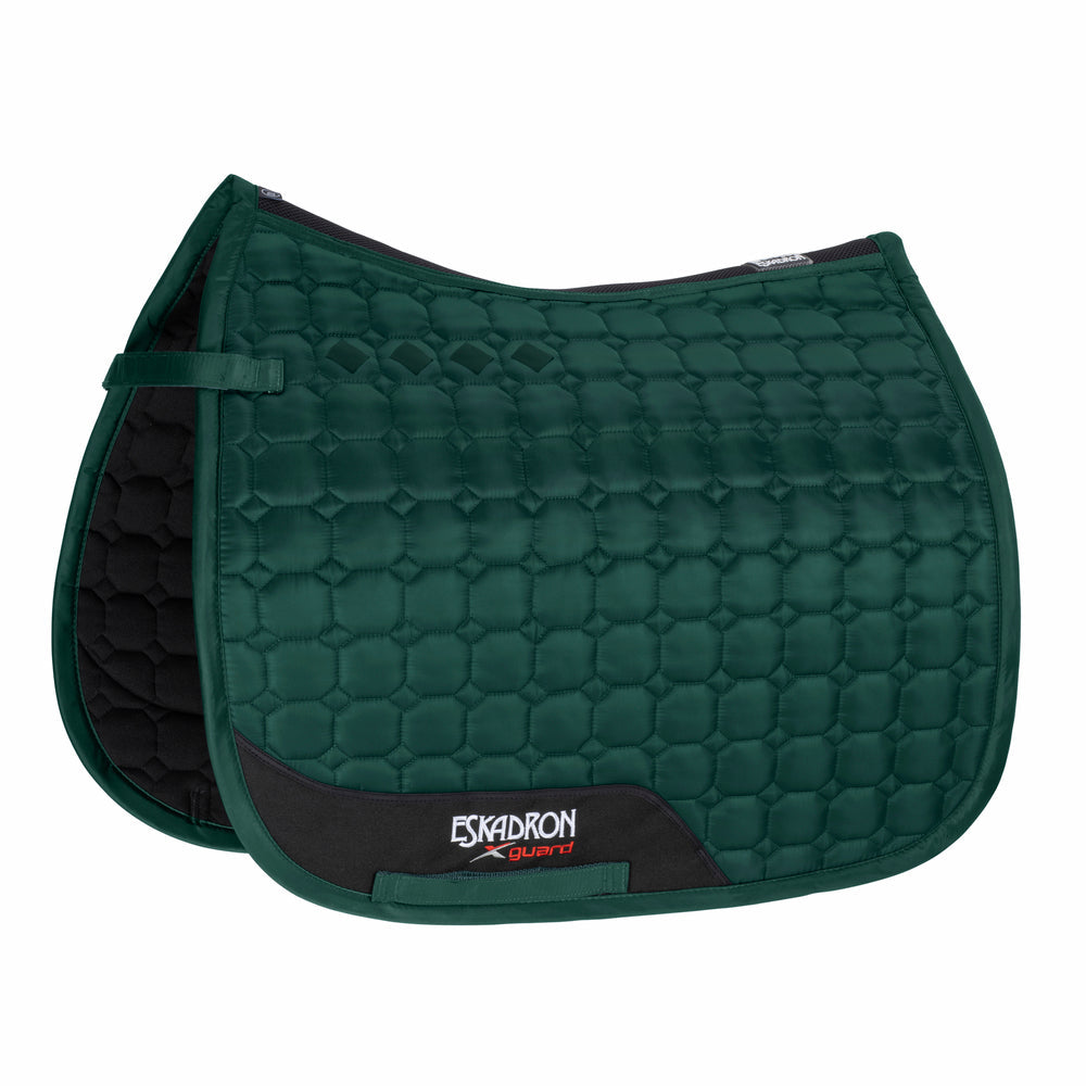 Eskadron Glossy Compact Zadeldek - racinggreen