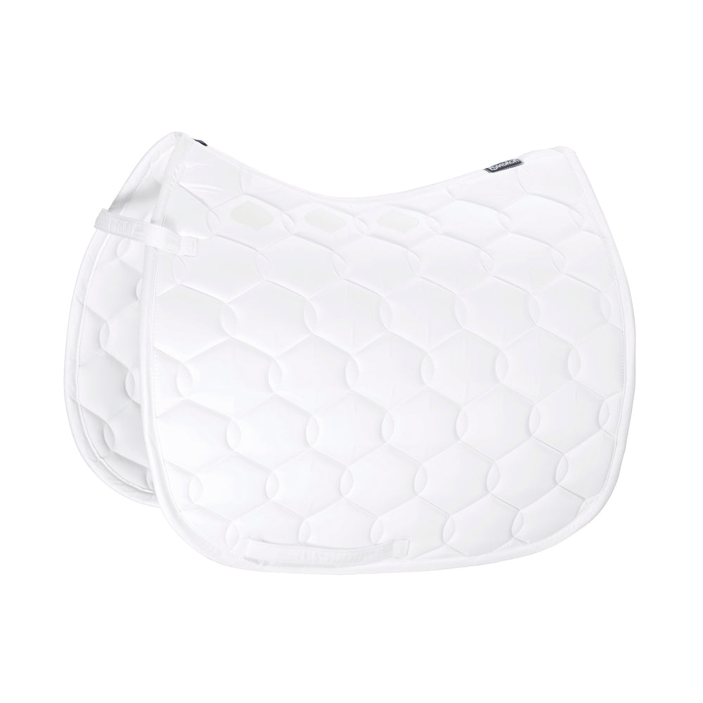 Eskadron Glossy Wave Zadeldek - white