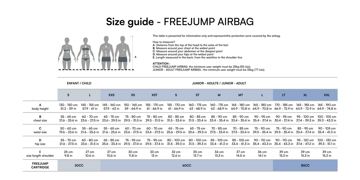 Freejump Airbag Kind
