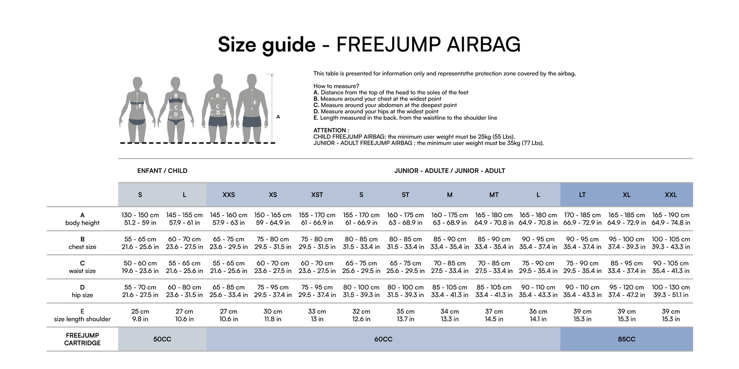 Freejump Airbag Kind