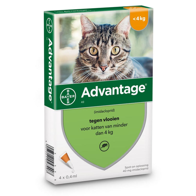 Advantage-40 KAT - < 4 kg - 4 pip - REG NL 9214