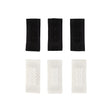 BR Competition Numbers Patch Set 3 White/3 Black