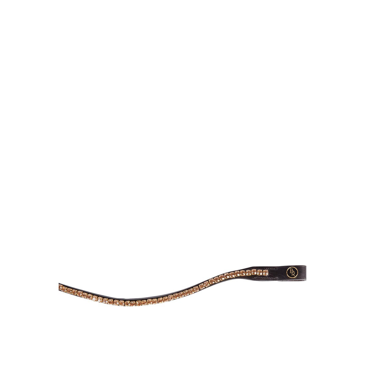 BR Browband Square curved Swarovski cupchain