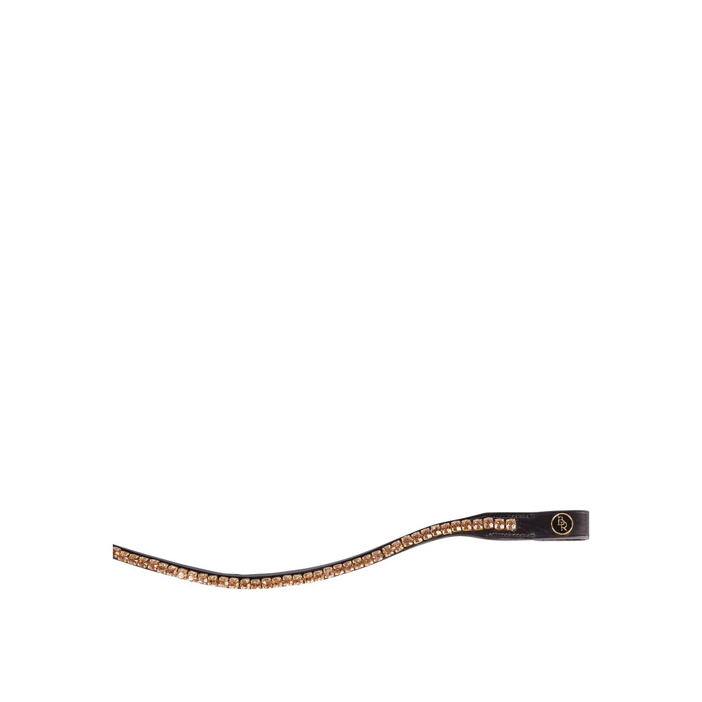 BR Browband Square curved Swarovski cupchain