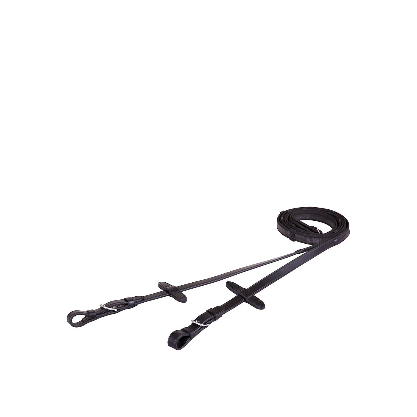 BR Web Grip Rein Linen 19mm Round Buckles