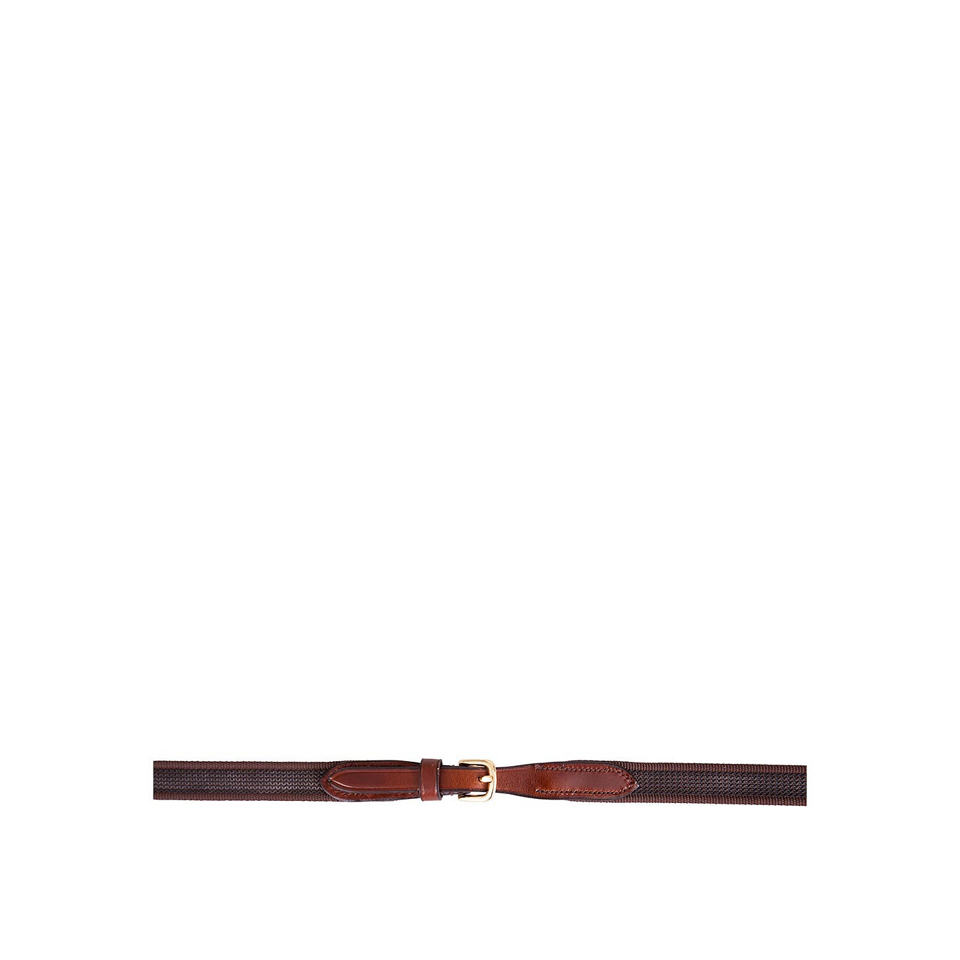 BR Web Grip Rein Linen 19mm Round Buckles