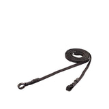 BR Grip Rein Patent Leather non-skid+stops 16mm blind