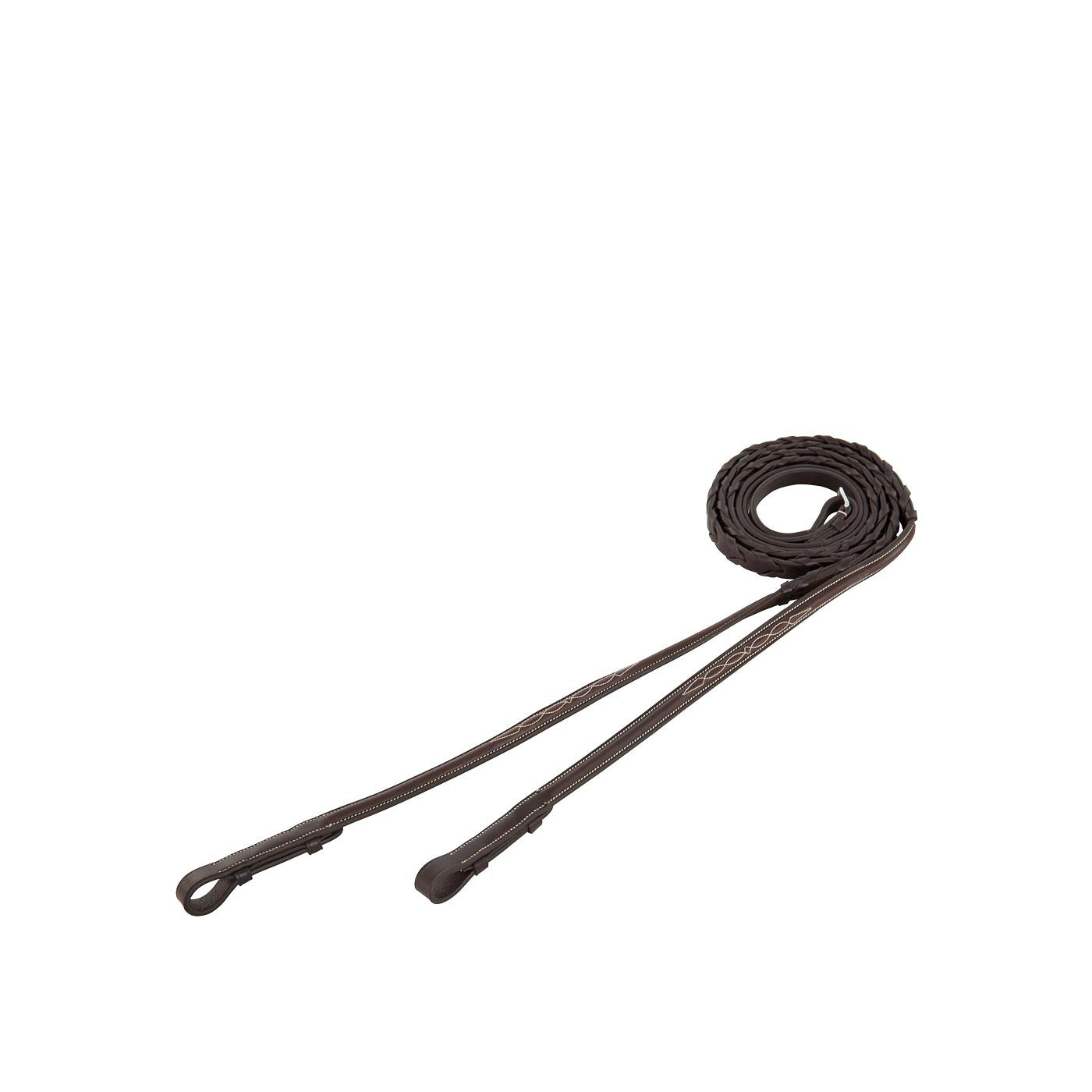 BR Rein Hunter Leather braided fancy