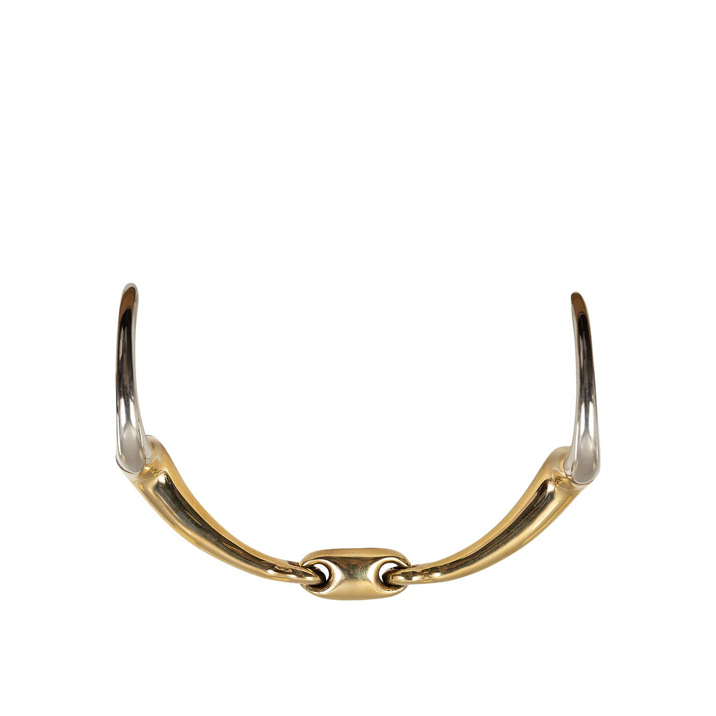 BR Eggbut Snaffle Soft Contact 16mm Double Jointed curved