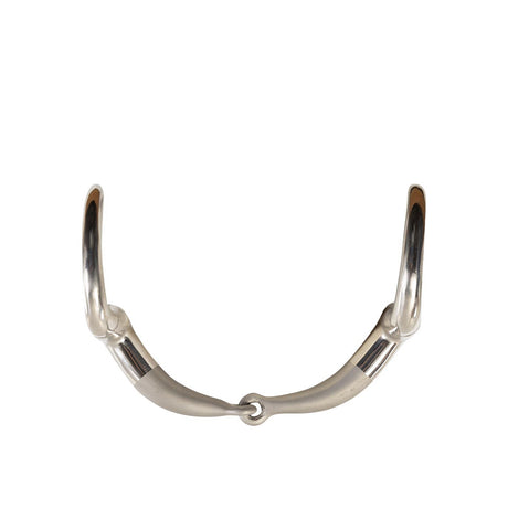 BR Eggbutt Snaffle Satin Sense, Single Jointed, 14mm