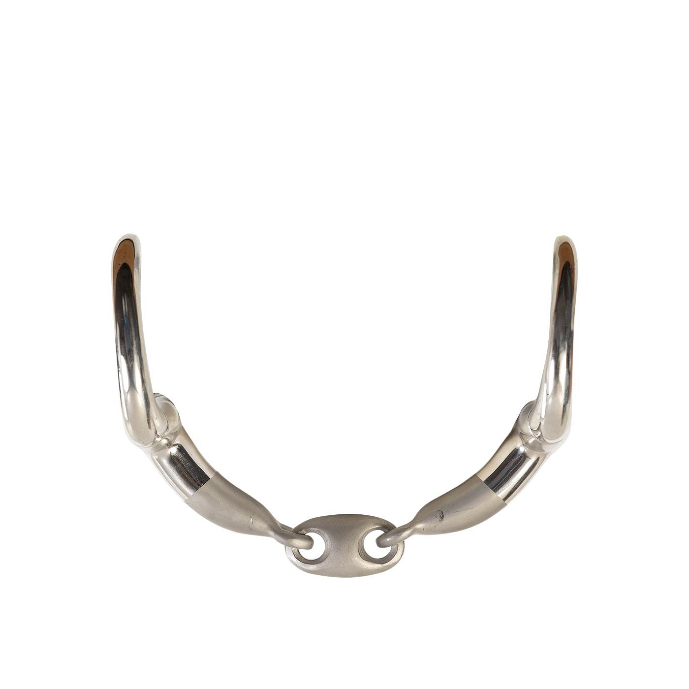 BR Eggbutt Snaffle Satin Sense, Double Jointed, 14mm