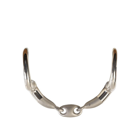 BR Eggbutt Snaffle Satin Sense, Double Jointed, 16mm