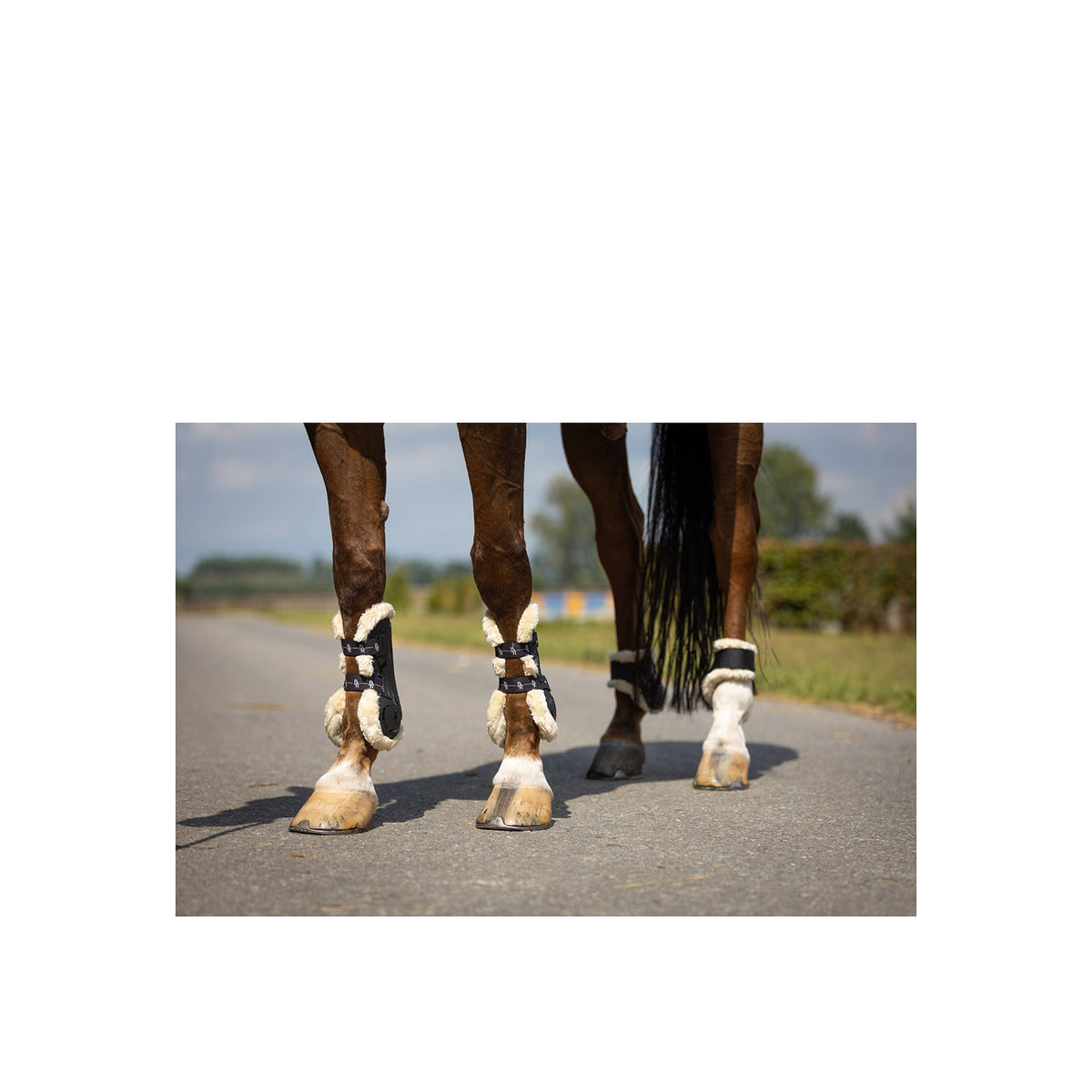 BR Fetlock boots Urban Comfort w/fake fur