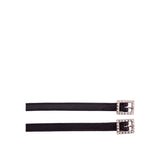 Spur straps Premiere lthr w/cr ystal buckles PU5pr