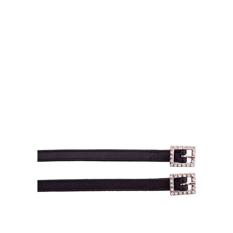 Spur straps Premiere lthr w/cr ystal buckles PU5pr