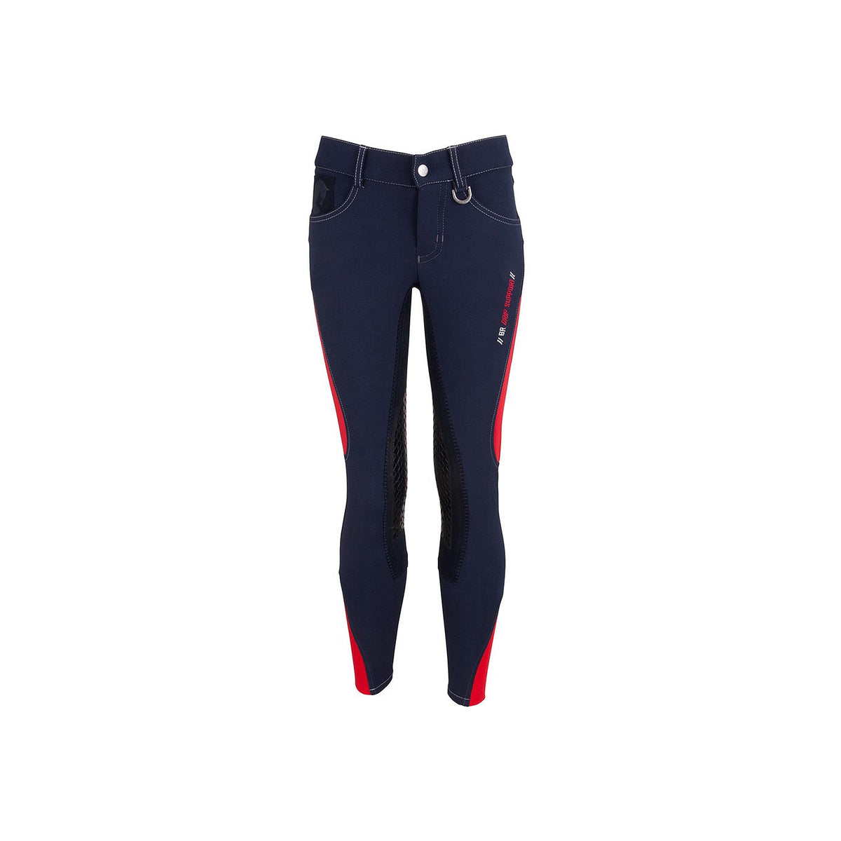 BR Riding Breeches Mika Children Microfiber Seat with Silicone Knee Patches