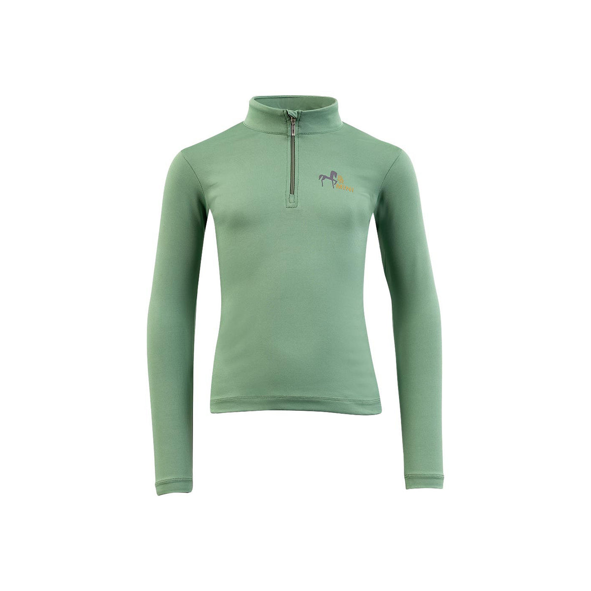 BR Mini Horse Zip-up Longsleeve Shirt