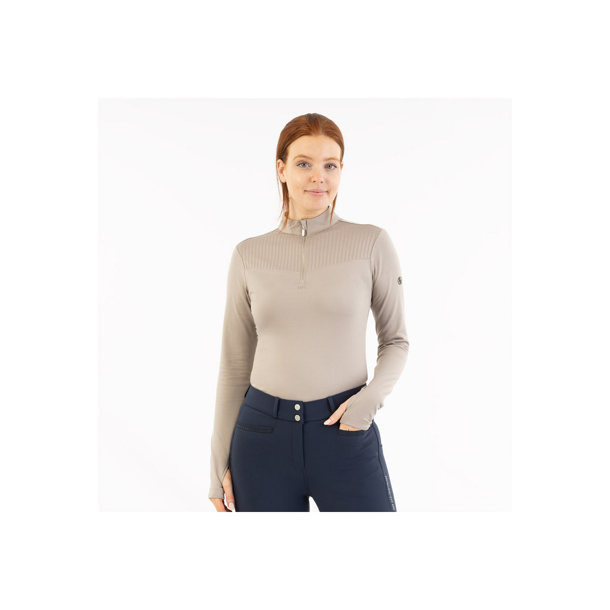 BR Half Zip-Up Pullover Jara Ladies