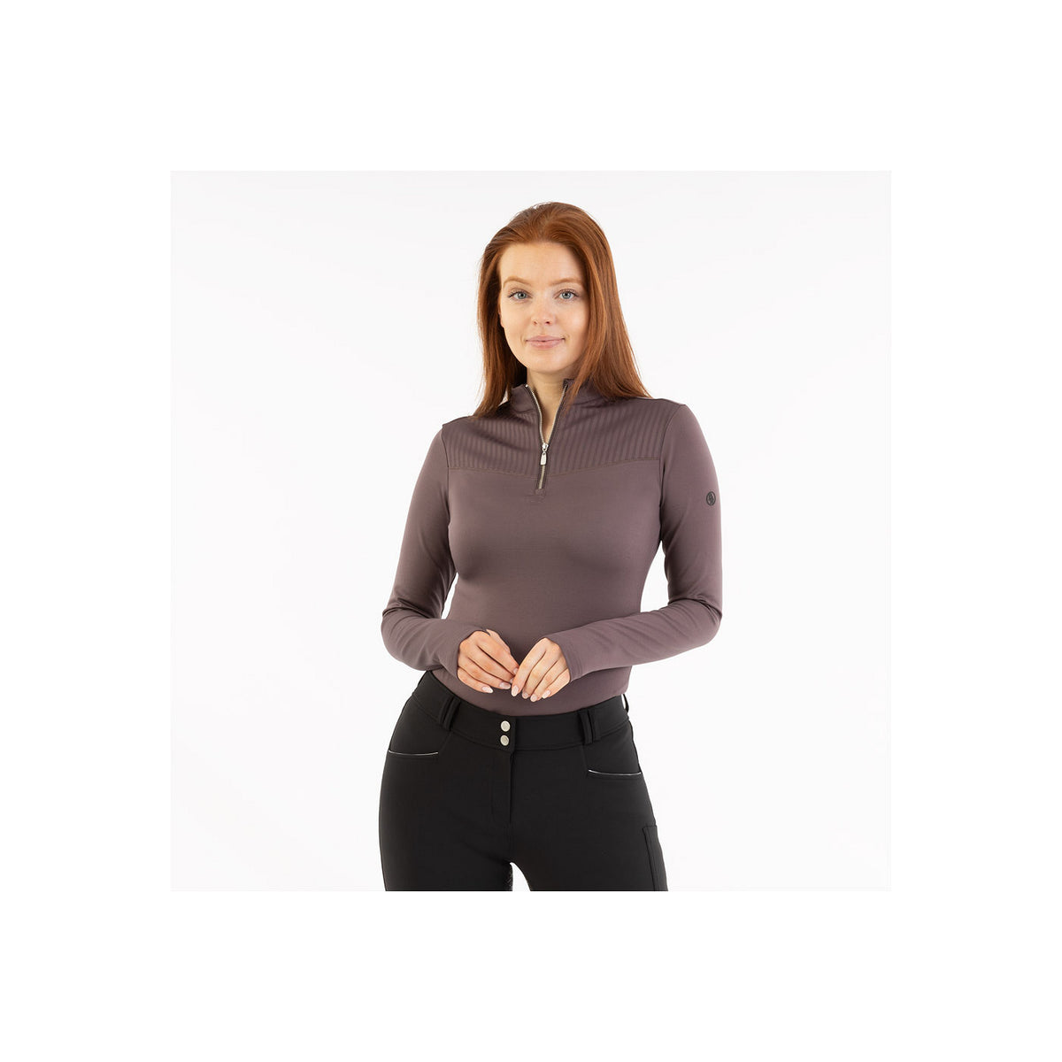 BR Half Zip-Up Pullover Jara Ladies