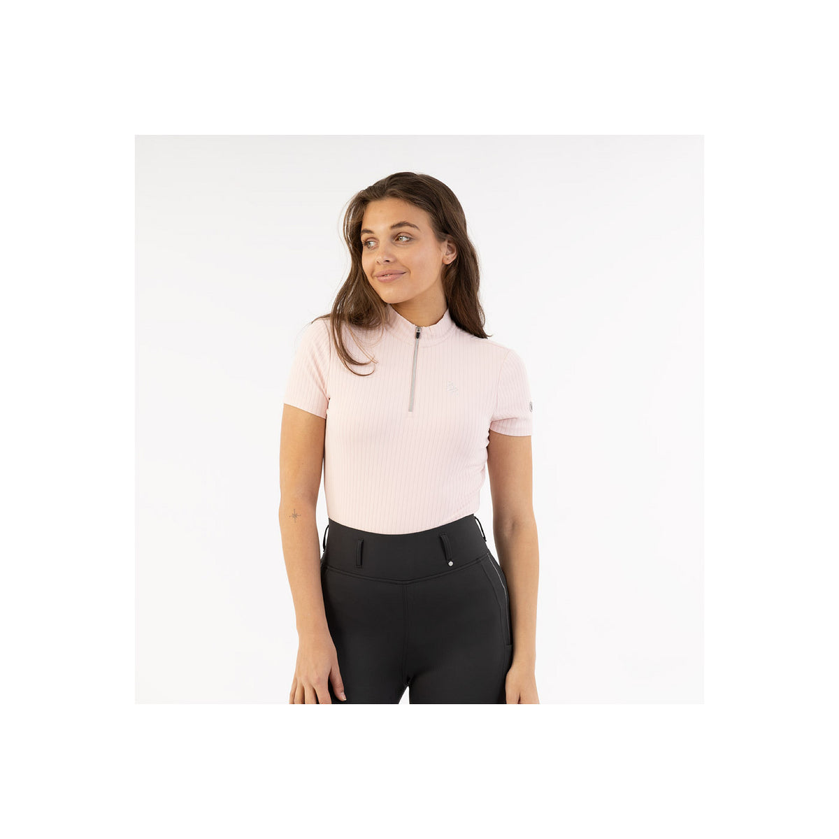 BR Half-Zip Short Sleeve Shirt Kim Ladies