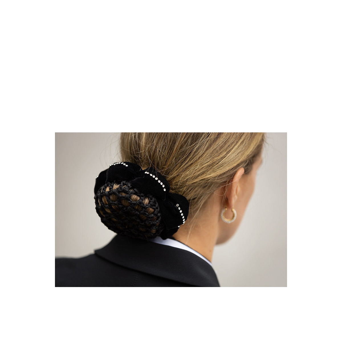 BR Scrunchie Magnolia PU5 with Bun Net