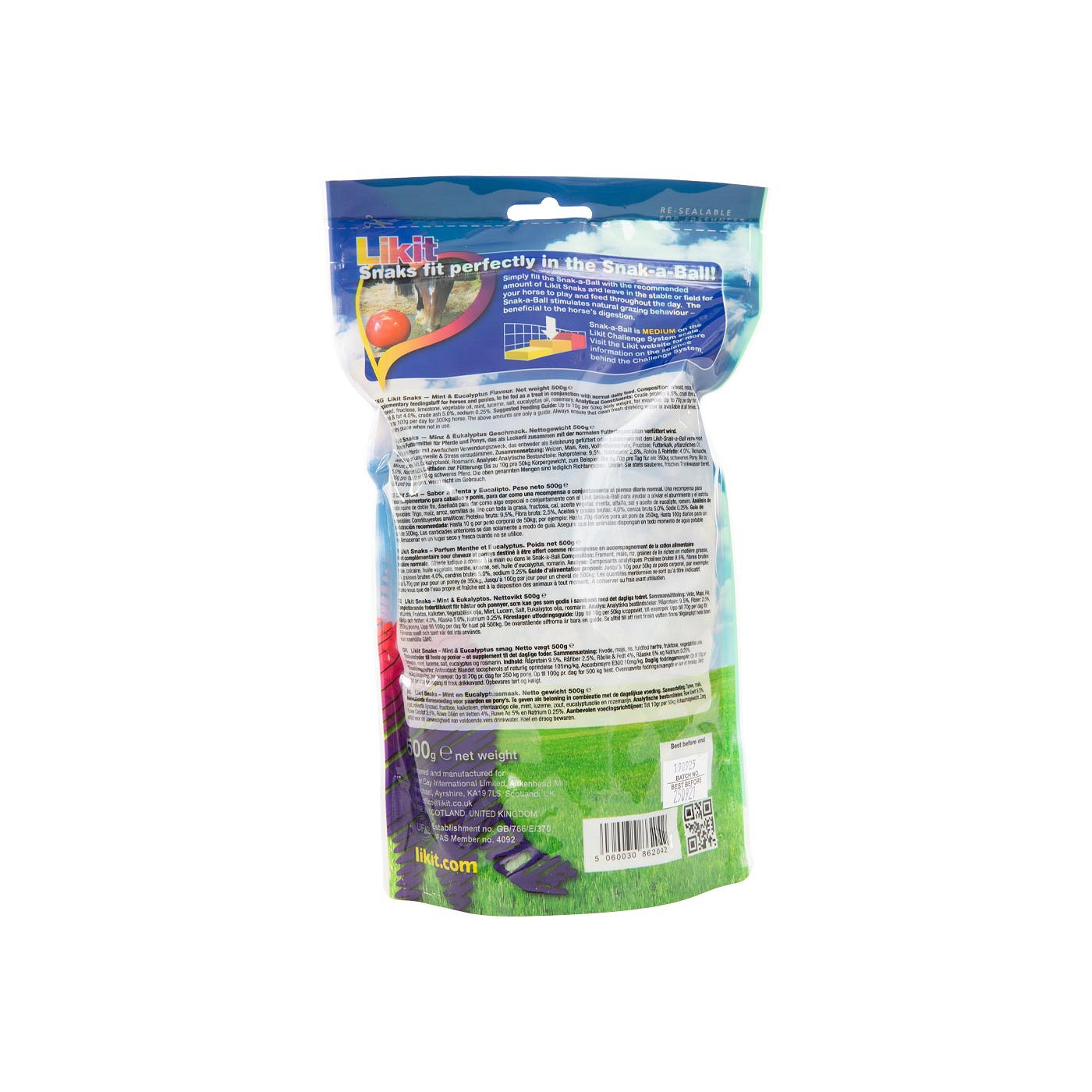 Likit Snaks 500g Mint/Eucalypt PU10