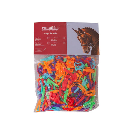 Rubber bands for mane Premiere  Magic braids bag/500pcs
