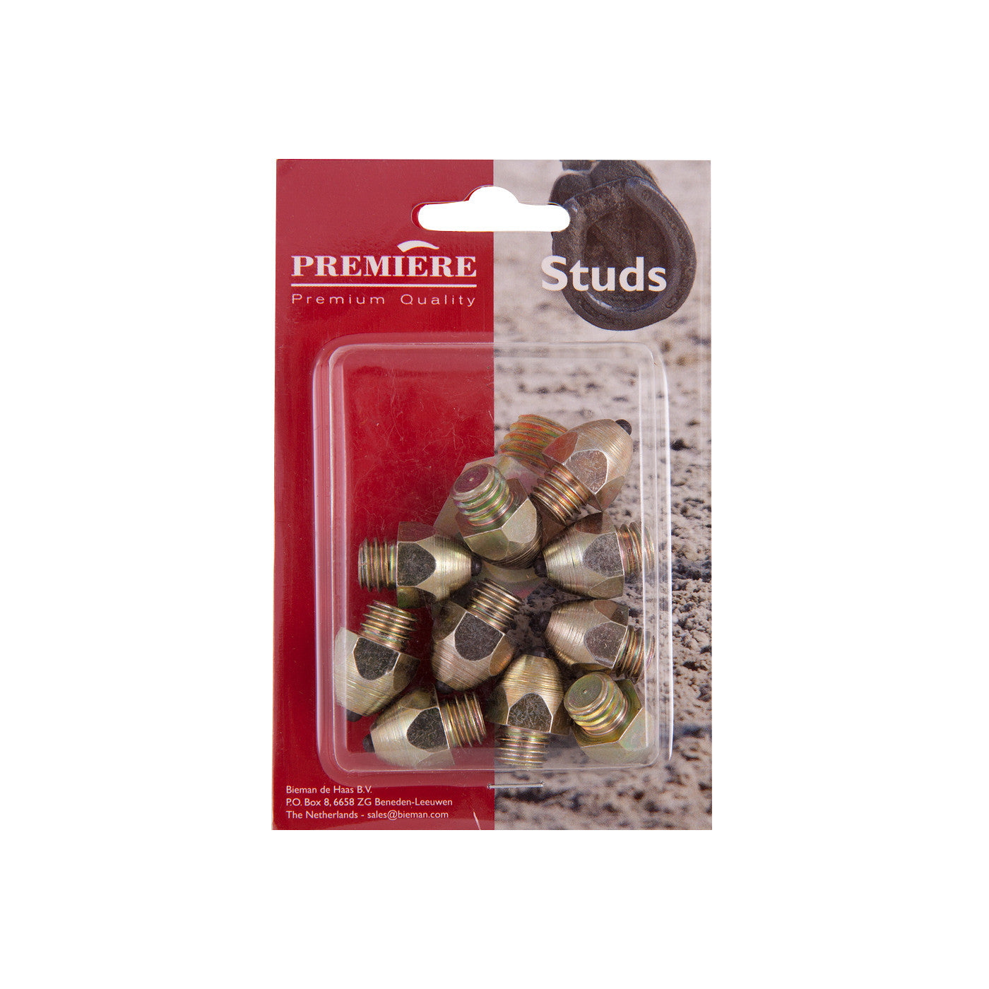 Studs Premiere steel W3/8 6-si des 13mm.set/10pcs