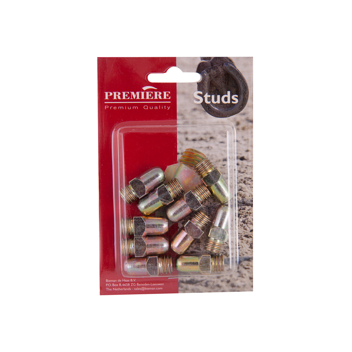 Studs Premiere steel W3/8 butt  10mm.set/10pcs