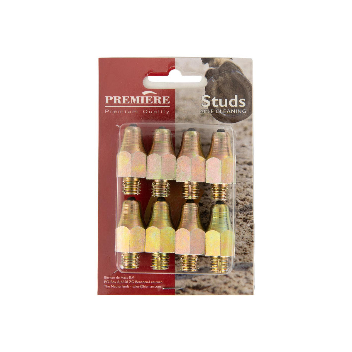 Studs Premiere self-clean W3/8 pointed 14mm.set/8 or 10pcs