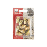 Studs Prem.selfclean M12 point 6-sides14mm set/10st.
