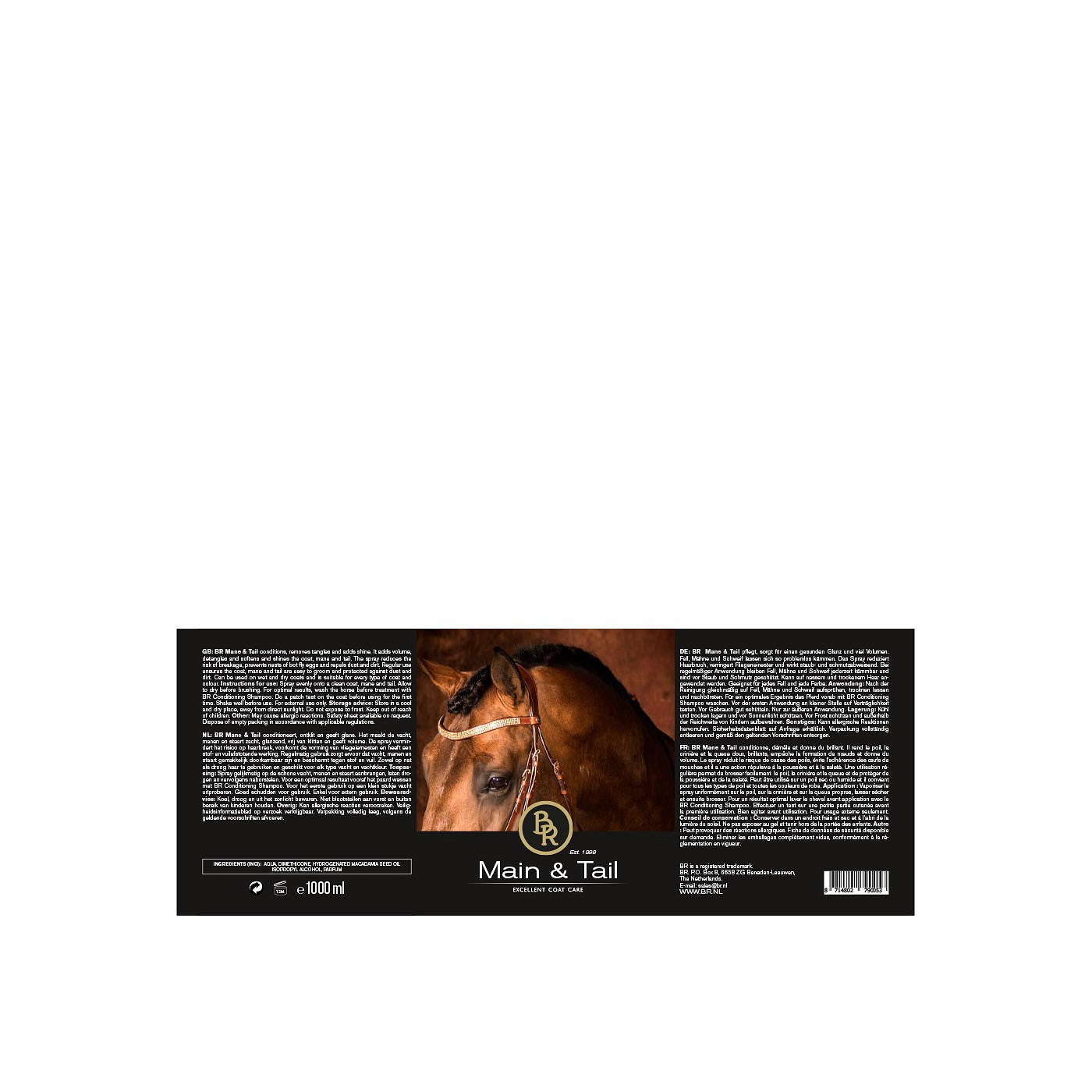 Mane/tail lotion BR 1ltr spray PU6