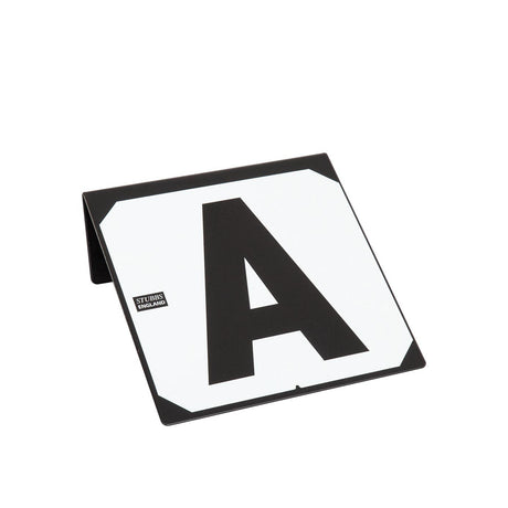 Stable signs Stubbs hookon set/8 ABCEFHKM H24xB22xD7cm