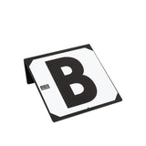 Stable signs Stubbs hookon set/8 ABCEFHKM H24xB22xD7cm